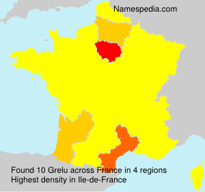 Surname Grelu in France Surname Grelu in France
