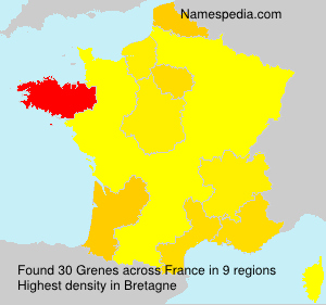 Surname Grenes in France Surname Grenes in France
