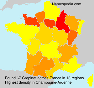 Surname Grepinet in France Surname Grepinet in France