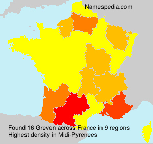 Surname Greven in France Surname Greven in France