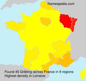 Surname Gribling in France Surname Gribling in France