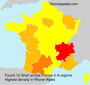 Surname Grief in France Surname Grief in France