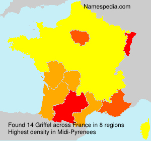 Surname Griffel in France Surname Griffel in France