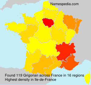 Surname Grigorian in France Surname Grigorian in France