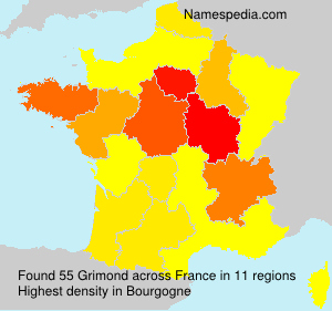 Surname Grimond in France