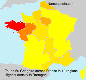 Surname Gringoire in France Surname Gringoire in France