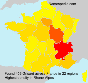 Surname Grisard in France Surname Grisard in France