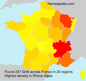Surname Gritti in France Surname Gritti in France