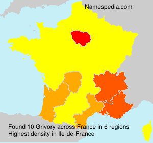 Surname Grivory in France Surname Grivory in France