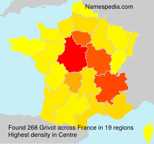 Surname Grivot in France Surname Grivot in France