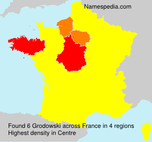 Surname Grodowski in France Surname Grodowski in France