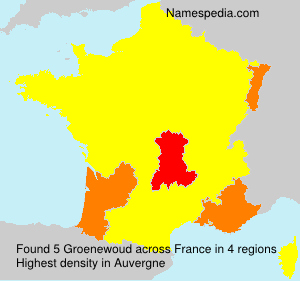 Surname Groenewoud in France Surname Groenewoud in France