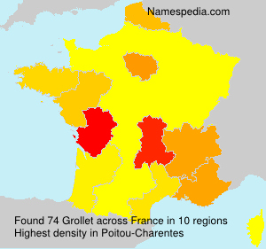 Surname Grollet in France Surname Grollet in France