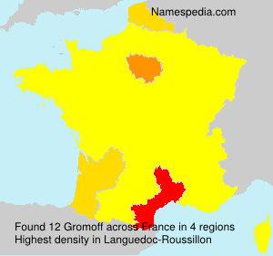 Surname Gromoff in France Surname Gromoff in France