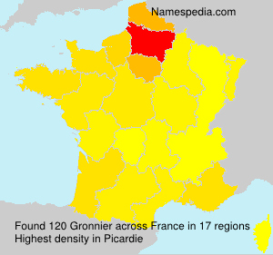 Surname Gronnier in France Surname Gronnier in France