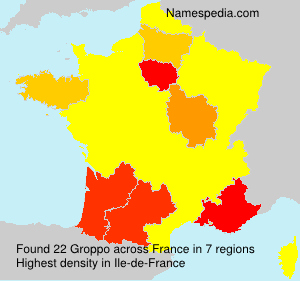 Surname Groppo in France Surname Groppo in France