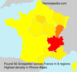 Surname Grospellier in France Surname Grospellier in France