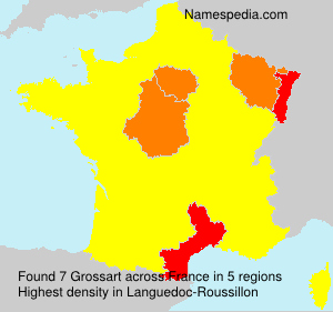 Surname Grossart in France Surname Grossart in France