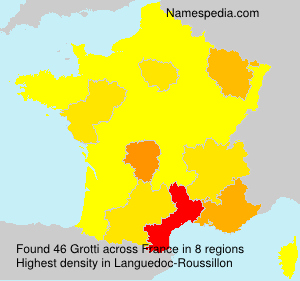 Surname Grotti in France Surname Grotti in France