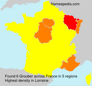 Surname Grouber in France Surname Grouber in France