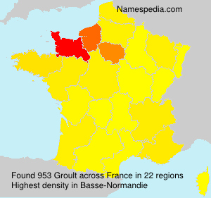 Surname Groult in France Surname Groult in France