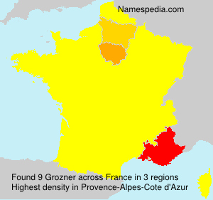Surname Grozner in France Surname Grozner in France
