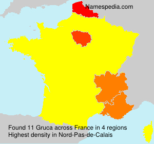 Surname Gruca in France Surname Gruca in France