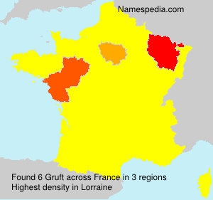 Surname Gruft in France Surname Gruft in France