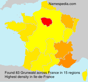Surname Grunwald in France Surname Grunwald in France