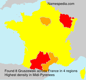 Surname Gruszewski in France Surname Gruszewski in France