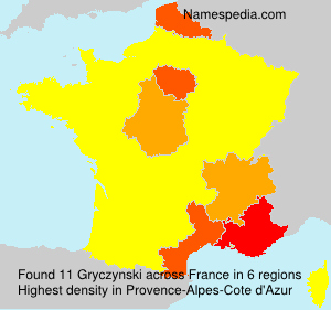Surname Gryczynski in France Surname Gryczynski in France