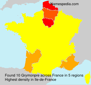 Surname Grymonpre in France Surname Grymonpre in France
