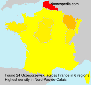 Surname Grzegorzewski in France Surname Grzegorzewski in France
