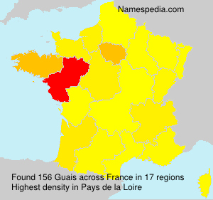 Surname Guais in France Surname Guais in France
