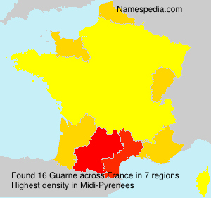 Surname Guarne in France Surname Guarne in France