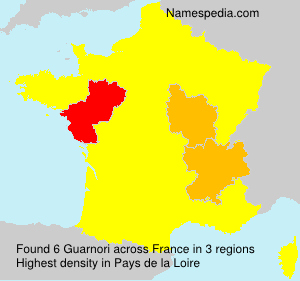 Surname Guarnori in France Surname Guarnori in France