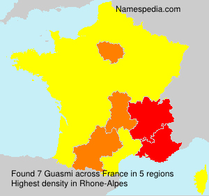 Surname Guasmi in France Surname Guasmi in France