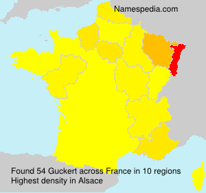 Surname Guckert in France Surname Guckert in France