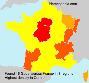 Surname Gudel in France Surname Gudel in France