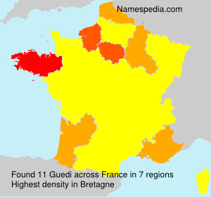 Surname Guedi in France Surname Guedi in France