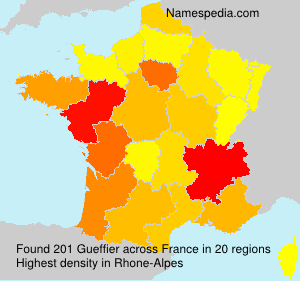 Surname Gueffier in France Surname Gueffier in France