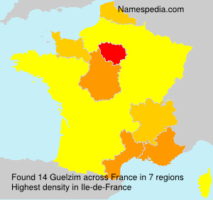 Surname Guelzim in France Surname Guelzim in France