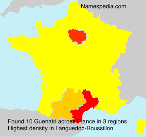 Surname Guenatri in France Surname Guenatri in France