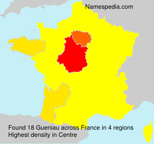 Surname Gueniau in France Surname Gueniau in France