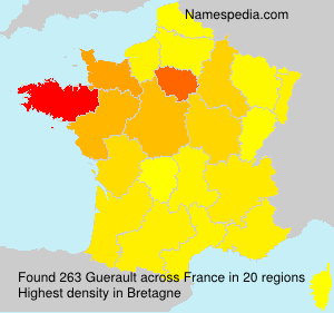 Surname Guerault in France Surname Guerault in France