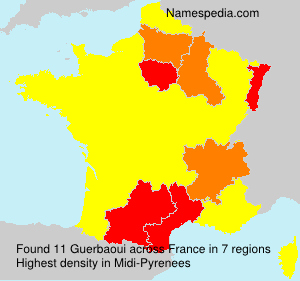 Surname Guerbaoui in France Surname Guerbaoui in France
