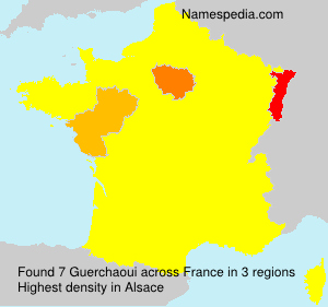 Surname Guerchaoui in France Surname Guerchaoui in France
