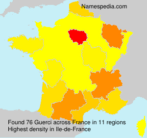 Surname Guerci in France Surname Guerci in France