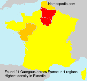 Surname Guergous in France Surname Guergous in France