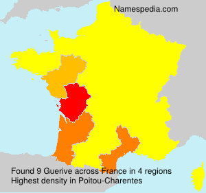 Surname Guerive in France Surname Guerive in France